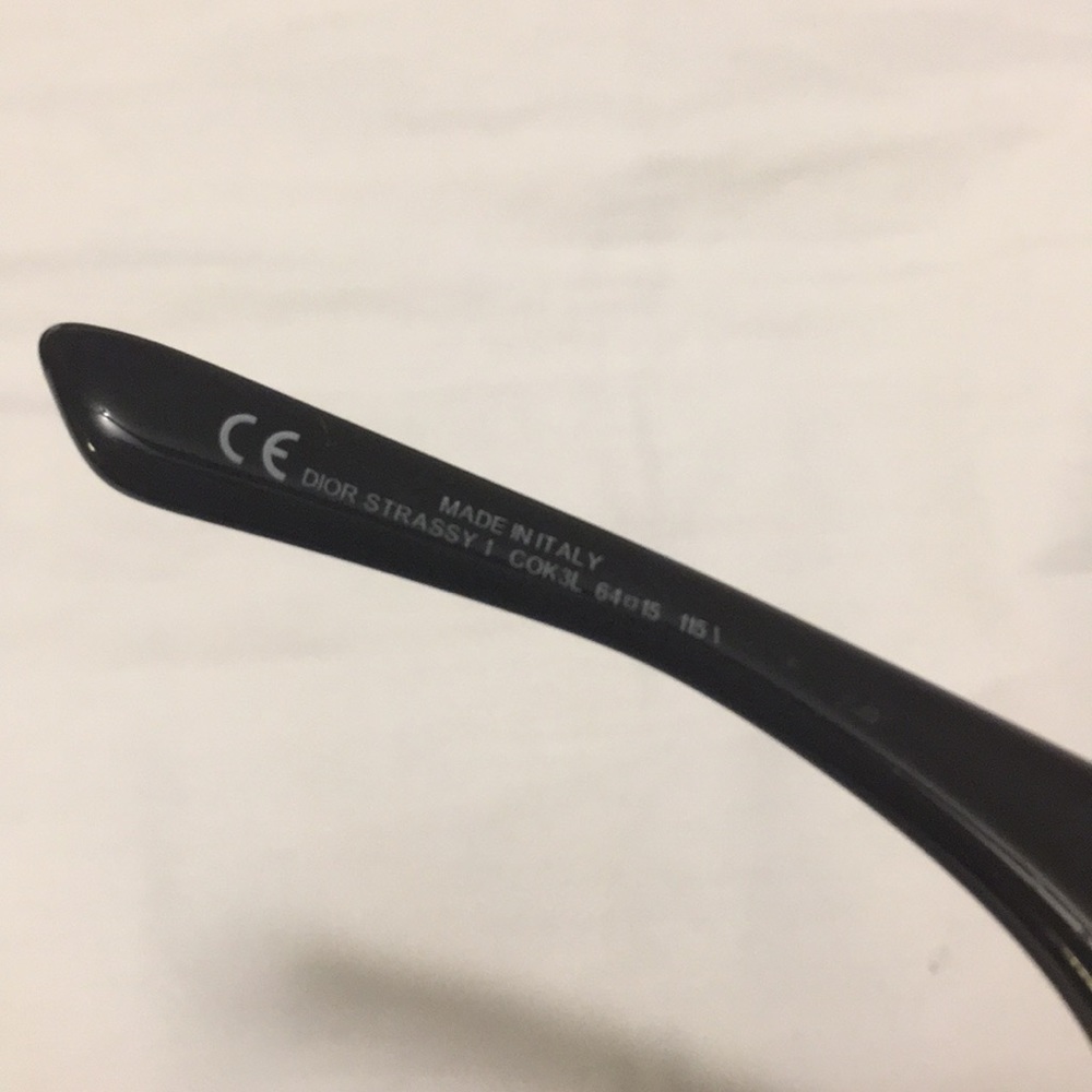 Dior & Swarovski crystal brown strassy sunglasses - Picture 6 of 8